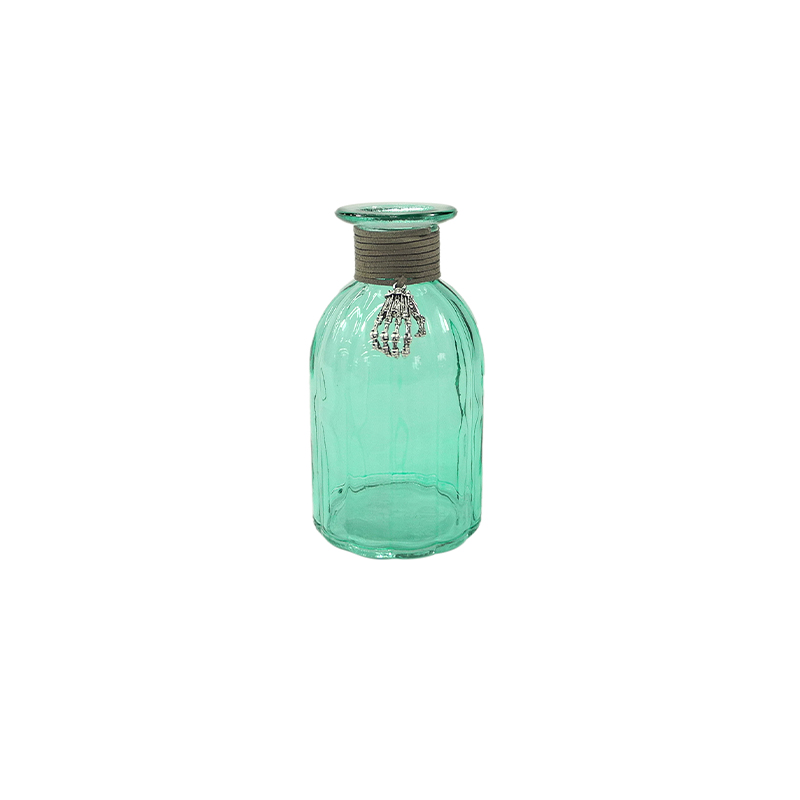 Halloween Colorful Striped Glass Bottle YD-HAL-058