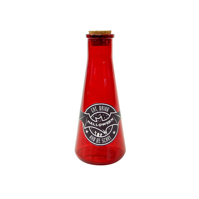 Halloween Pattern Glass Bottle YD-HAL-051