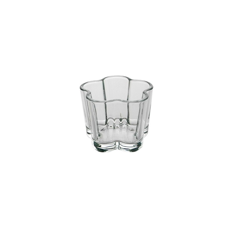 Flower Glass Candle Holder YD-HDWC-179