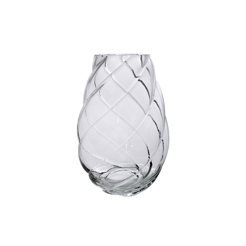 Wrapped Textured Glass Vase YD-CGV-047