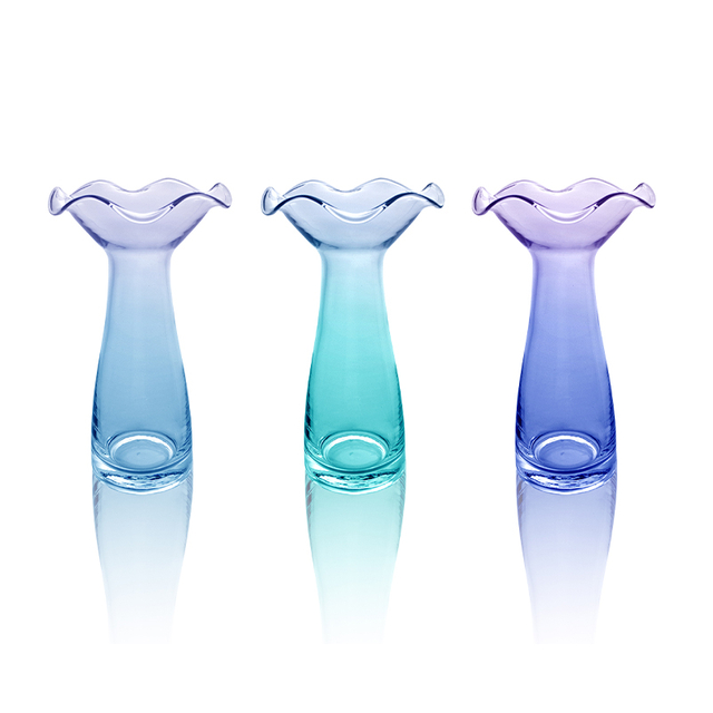 Mushroom Gradient Glass Vase YD-OBS-123