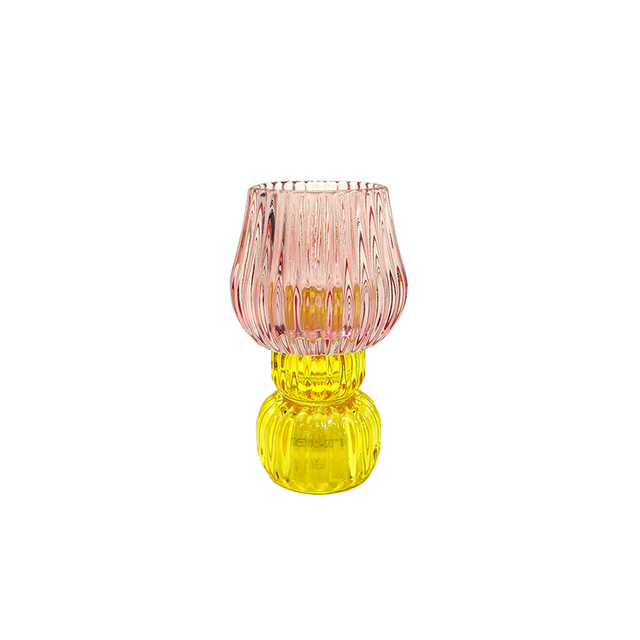Dual-purpose Spray Glass Candle Holder YD-ND-411