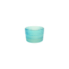 Embossed Spray Colored Glass Small Candle Holder YD-ND-397