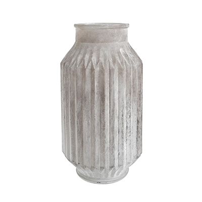 Grey Vintage Glass Vases Wax Bottle YD-TDH-048
