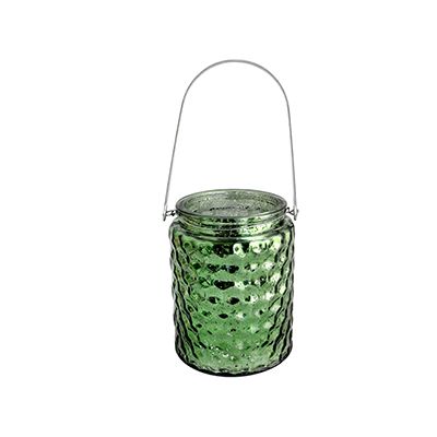 Yorklsun Glassware Green Christmas Candle Holder & Wax Bottle YD-ND-138