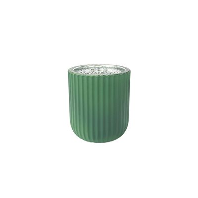 Yorklsun Glassware Dark Green Candle Holder & Wax Bottle YD-CX-053
