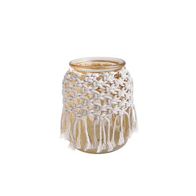 Cotton Thread Leaves Glass Vases YD-ACC-021