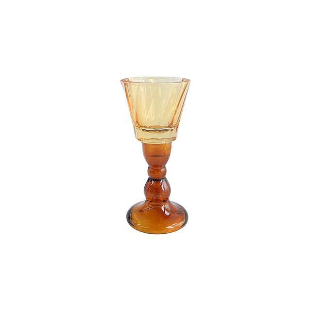 Brown Tapered Candle Holder YD-HDWC-228