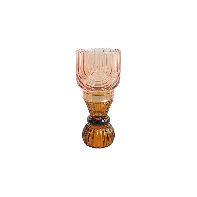 Striped Pattern Modern Candle Holder YD-HDWC-217