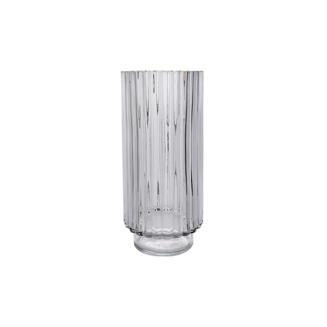 Straight Striped Glass Vase YD-CGV-168