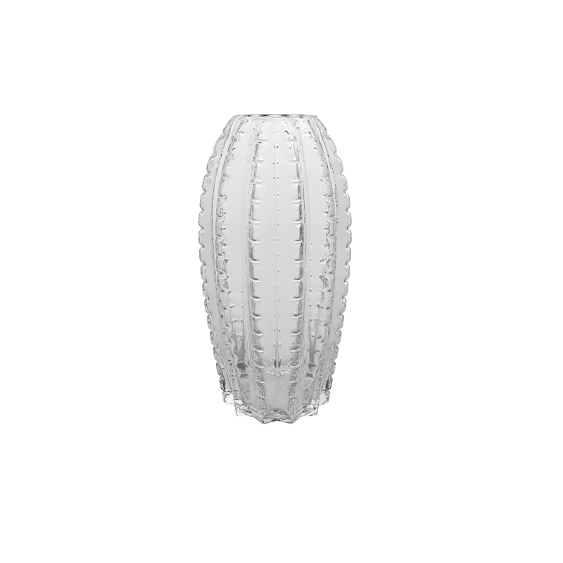 Zigzag Pattern Glass Vase YD-CGV-124