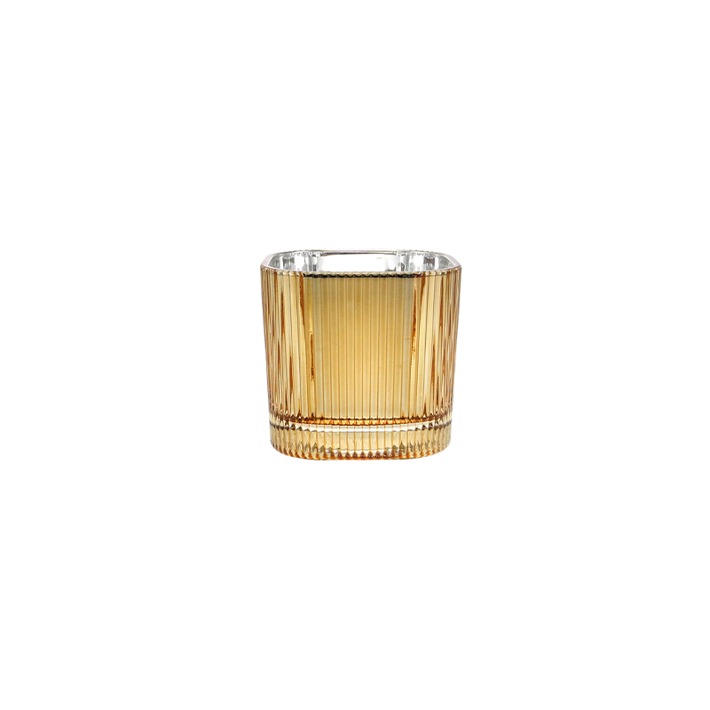 Electroplated Glass Candleholder YD-CX-159