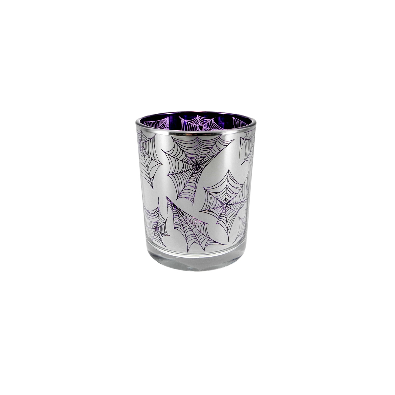 Halloween Spider Web Pattern Candleholder YD-HAL-135