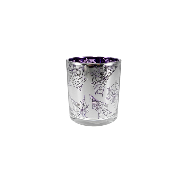 Halloween Spider Web Pattern Candleholder YD-HAL-135