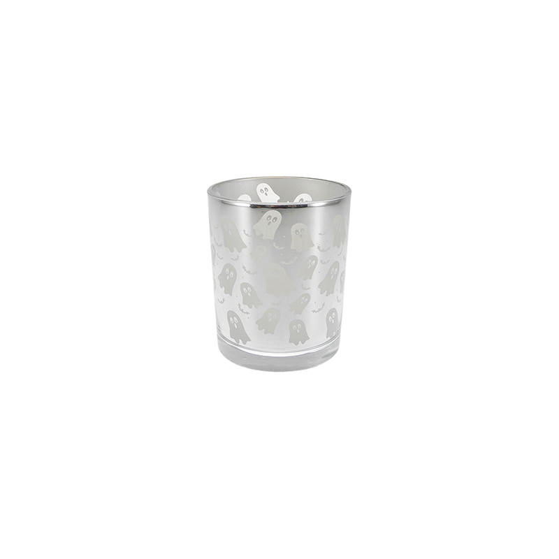 White Ghost Electroplated Candleholder YD-HAL-132
