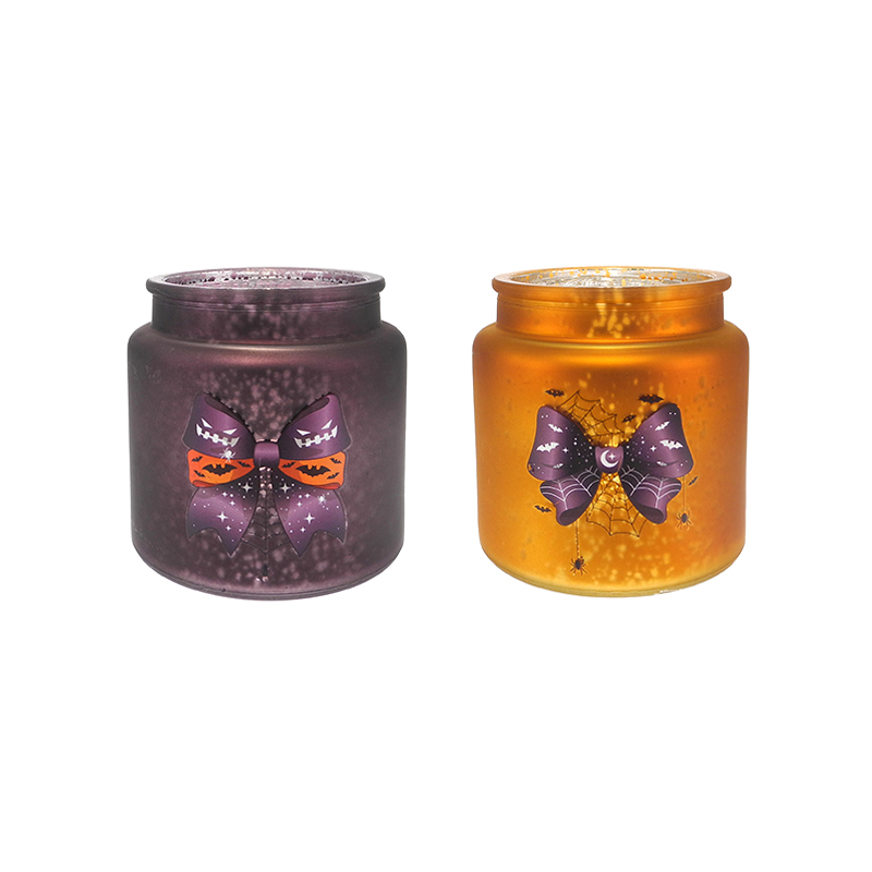 Belted Pattern Glass Candleholder YD-HAL-130