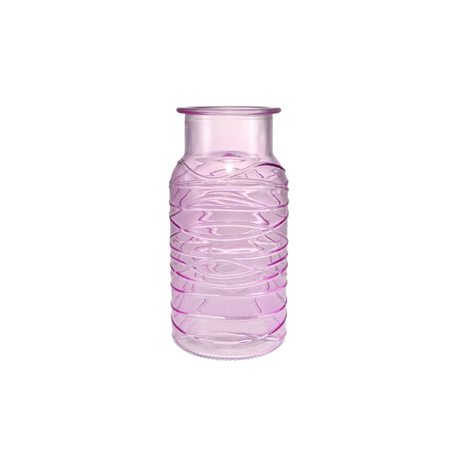 Line-painted Colored Glass Vase YD-SS-148