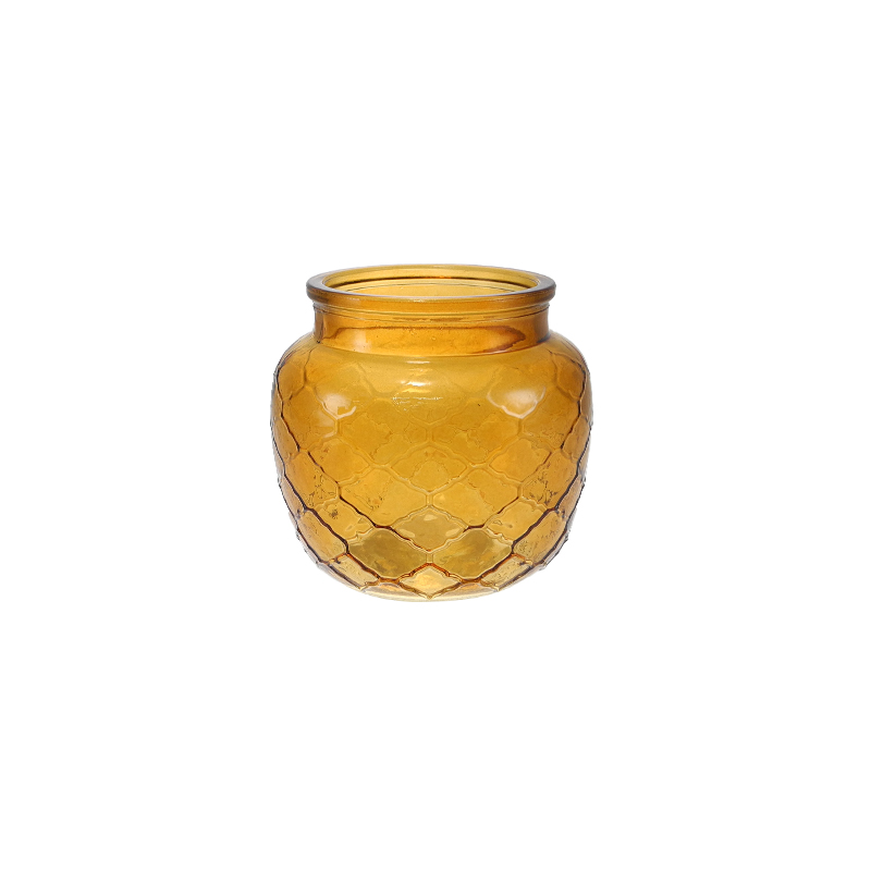Textured Colored Glass Vase YD-TDH-153