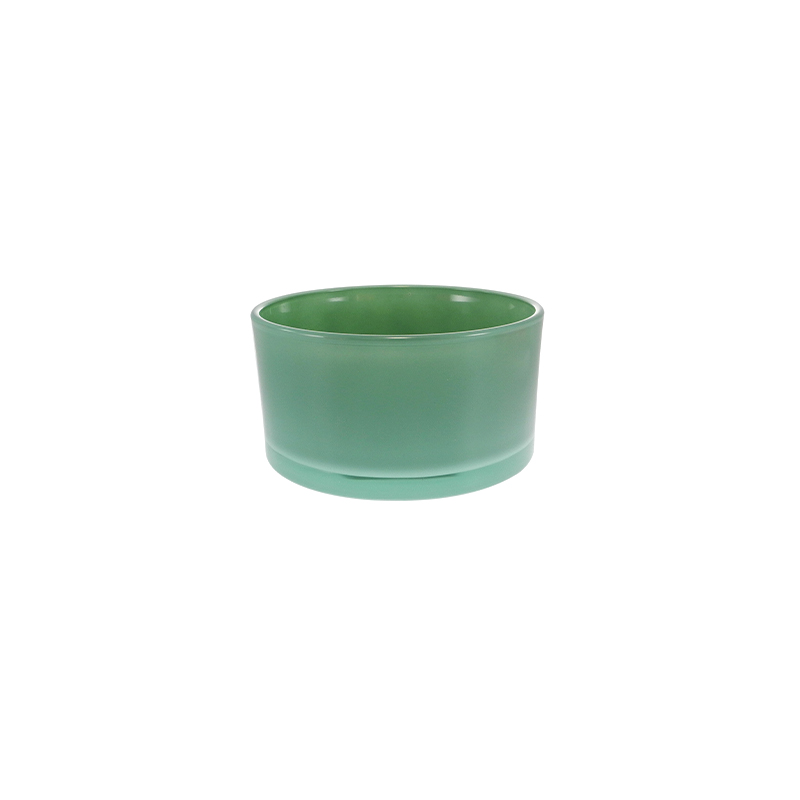 Spring Garden Oval Colored Glass Flower Pot YD-FPWP-040