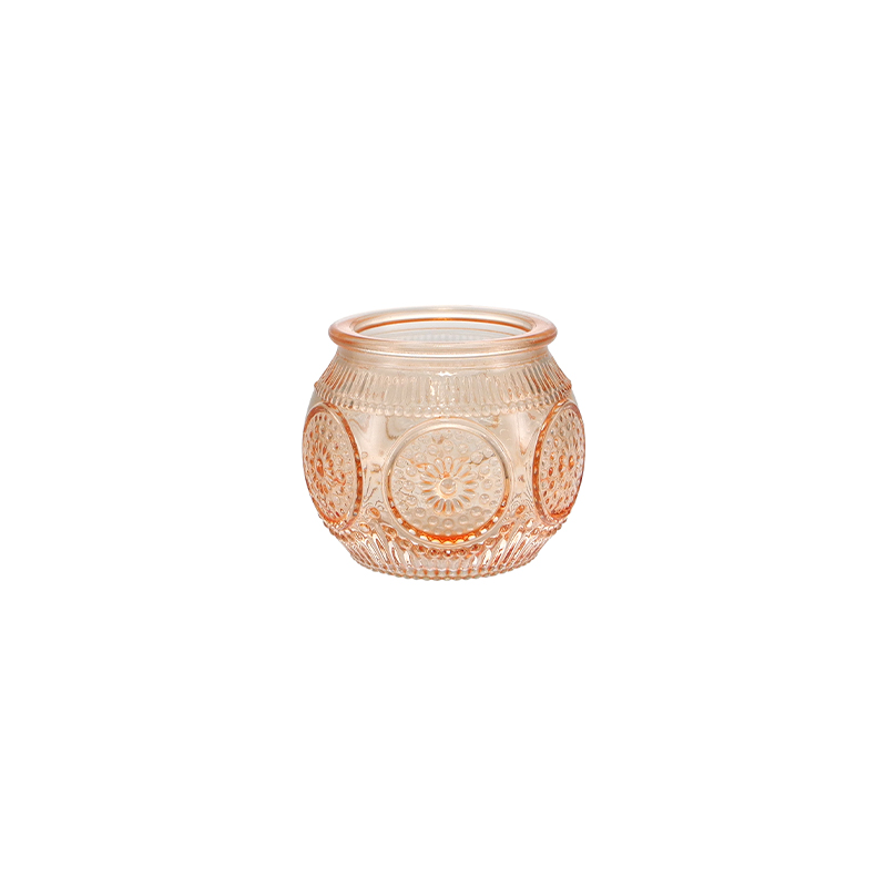 Texture Round Ball Colored Candle Holder YD-SS-133