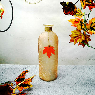Maple Orange Series Glass Lamp Bottle YD-TDH-011