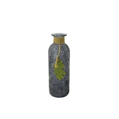 Autumn Maple Midnight Blue Glass Lamp Bottle YD-TDH-010