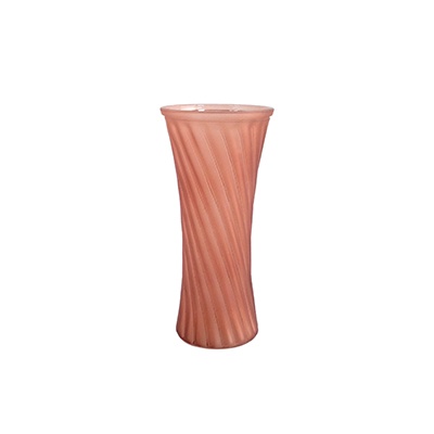 Lotus Root Pink Swirl Shape Glass Vases YD-CGV-049
