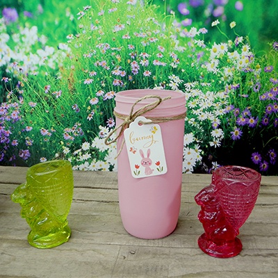 Candy Color Easter Day Glass Vases YD-EAS-002