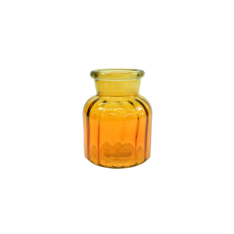 Cylindrical Texture Gradient Spray Color Vase YD-ND-325