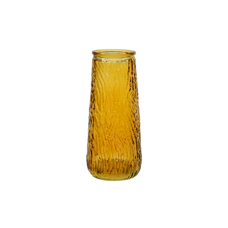 Conical Spray-painted Glass Vase YD-ND-314