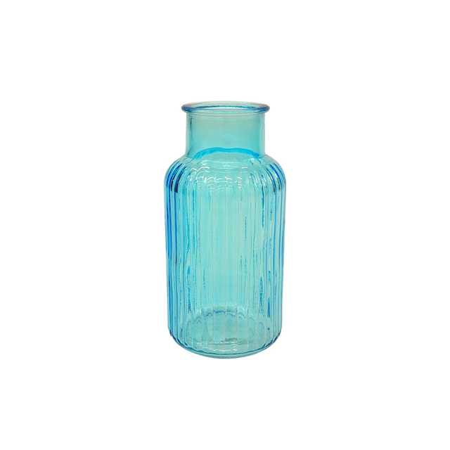 Striped Spray-painted Glass Vase YD-ND-313
