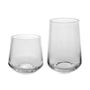 Tapered Striped Glass Vase YD-CGV-216