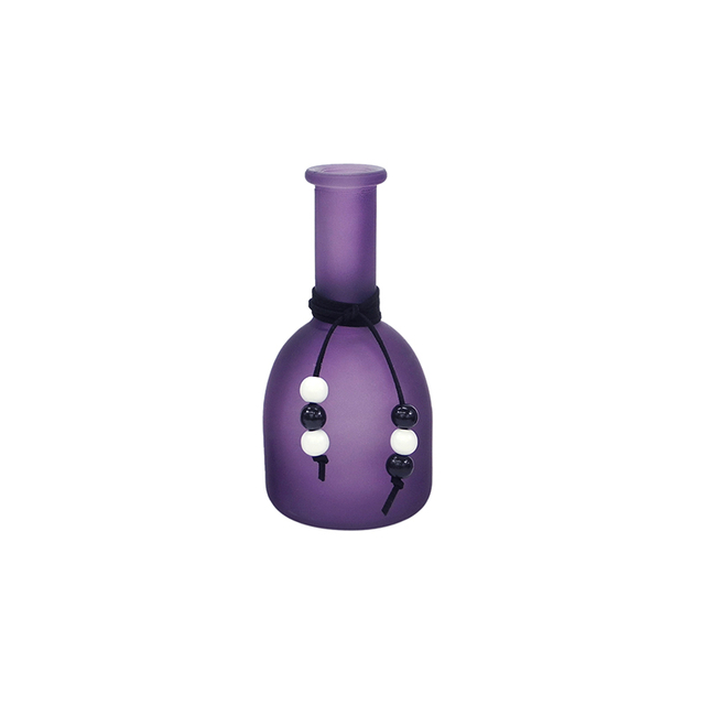 Halloween Purple Frosted Glass Bottle YD-HAL-106