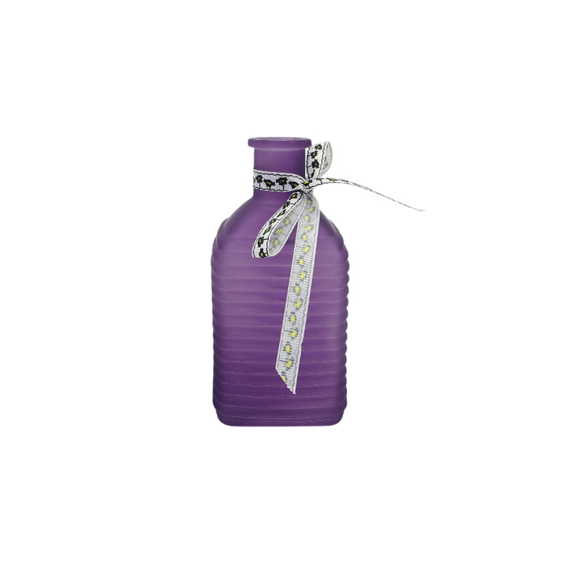 Halloween Purple Frosted Glass Bottle YD-HAL-106