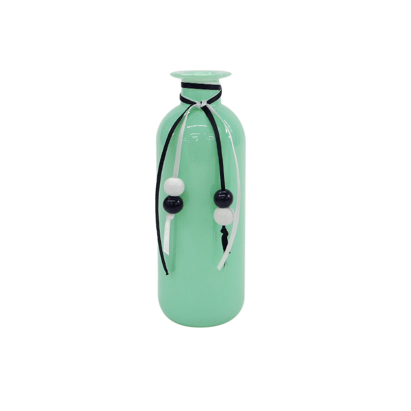 Halloween Green Enamel Painted Glass Bottle YD-HAL-109