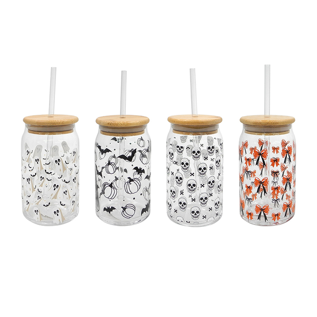 Bamboo-covered Glass Straw Cup YD-HAL-112
