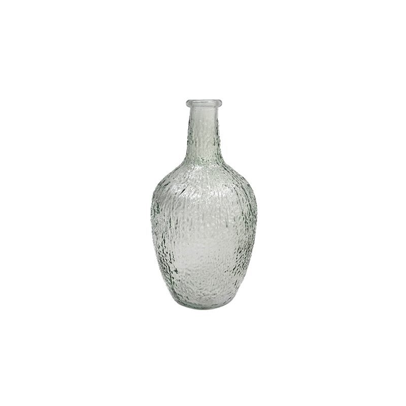 Green Textured Glass Vase YD-TDH-091