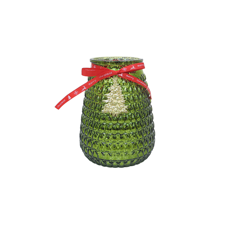 Christmas Glass Decorations with Bow Patterns YD-CX-097