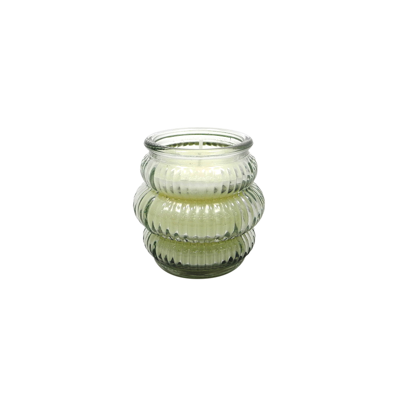 Spray-colored Small Glass Candles YD-ND-462