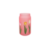 Frosted Powder Flower Candle Holder YD-SS-124