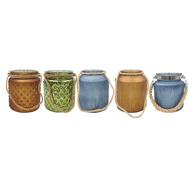 Autumn Hemp Rope Candle Holder YD-TDH-075