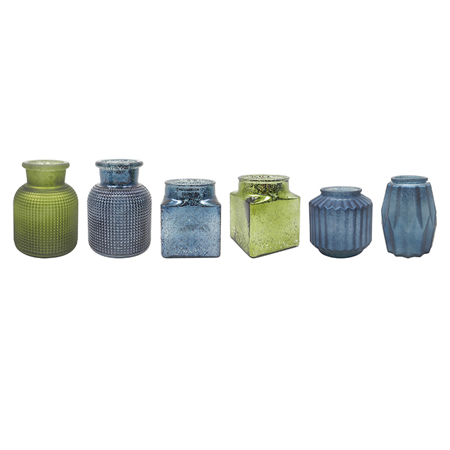 Cold-toned Glass Vase in Autumn YD-TDH-076
