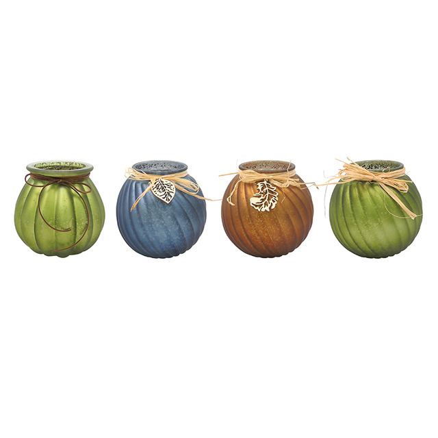 Autumn Spherical Glass Vase YD-TDH-071