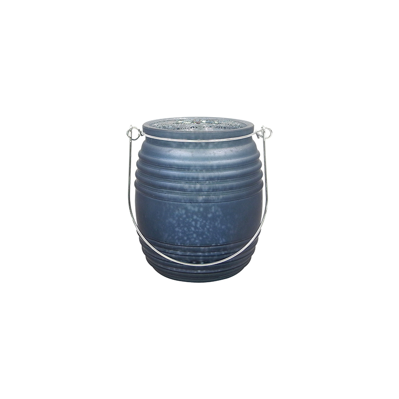 Horizontal Patterned Frosted Glass Vase YD-TDH-073