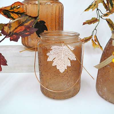 Autumn Leaves Harvest Collection Glass Vase YD-TDH-002