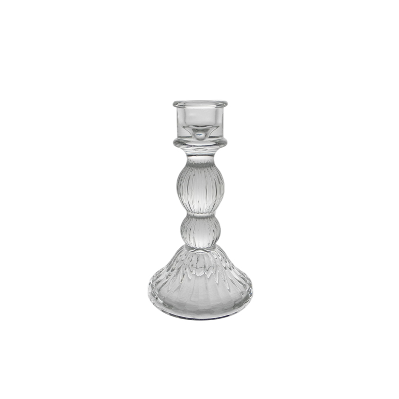 Exquisite Glass Candle Holder YD-HDWC-167