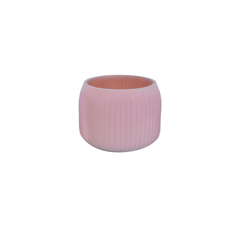 Striped Glass Wax Cup YD-ND-273