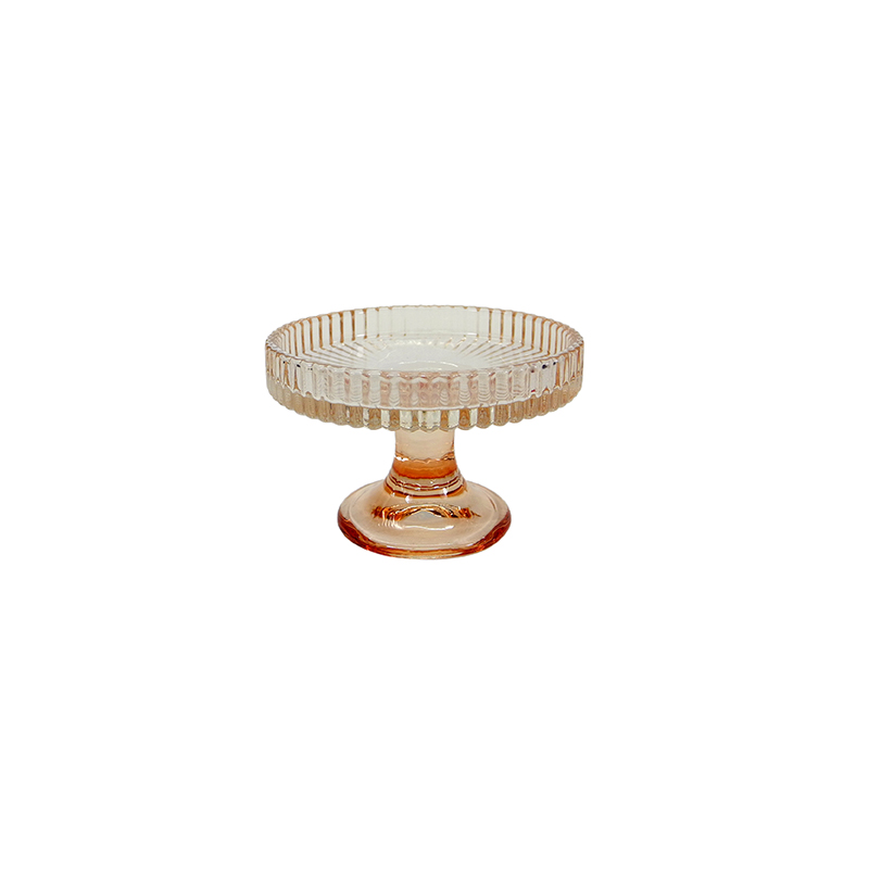 Beige Glass Candle Holder YD-HDWC-188