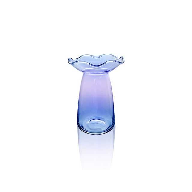 Purple Gradient Glass Vase YD-OBS-122