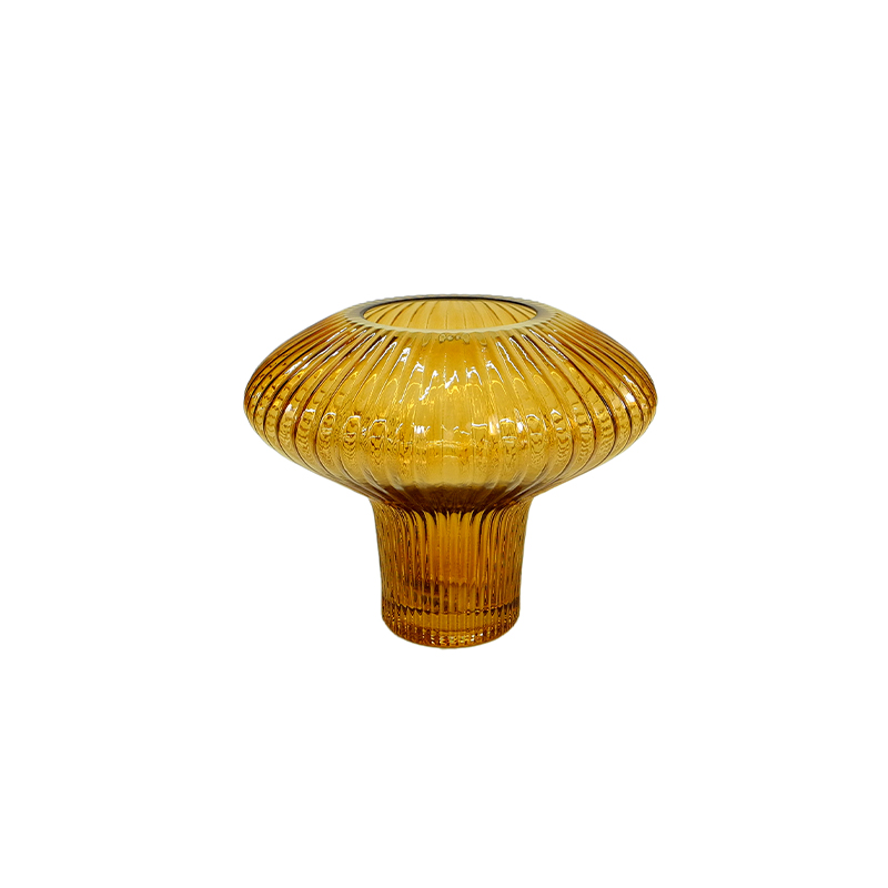 Mushroom Spray Colored Glass Vase YD-ND-424